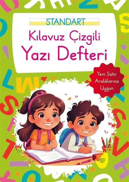 Kılavuz Çizgili Yazı Defteri Büyük Boy - Yeşil ürün görseli