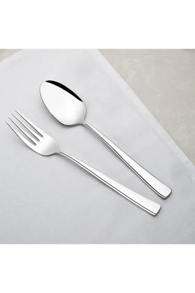 Nehir Deniz Sade Yemek Kaşık 12 Li ürün görseli