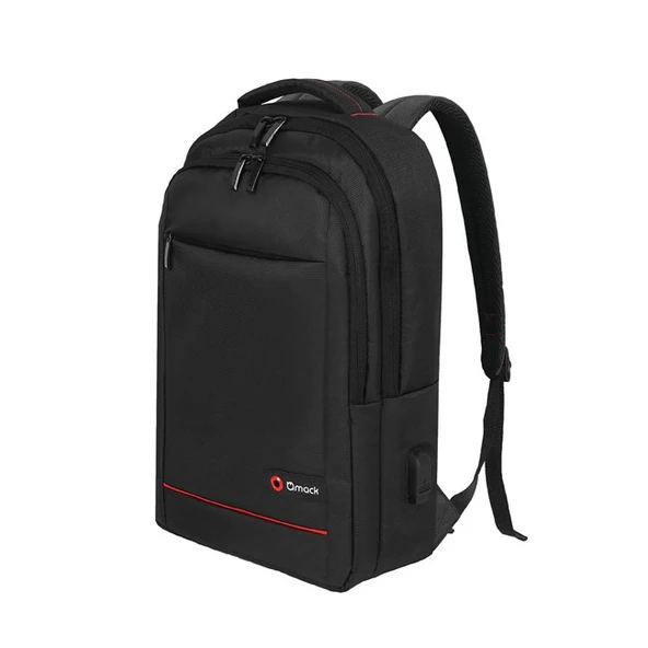 Mack Office MCC-007 17.3" Office USB Girişli Notebook Sırt Çantası Siyah - Resim 4