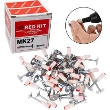 Pul Başlı Barutlu Çivi 27 mm 100 Adet