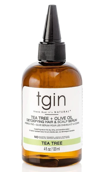 tgin Tea Tree + Olive Oil Arındırıcı Saç ve Saç Derisi Serumu 120ML ürün görseli 1