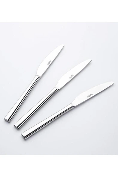Nehir Deniz Tatlı Bıçak Sade 12li Tatlı Pasta Bıçağı ürün görseli