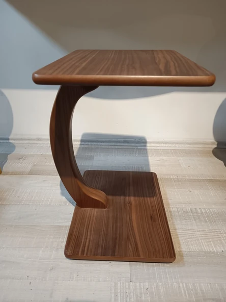 MERCANMOBİLYA Tekerlekli C Sehpa Yan sehpa Zigonsehpa Koltuksehpası - 3