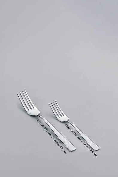 Nehir Deniz Sade 12 Kişilik 84 Parça Kutulu Çatal Kaşık Bıçak Takımı - Resim 5