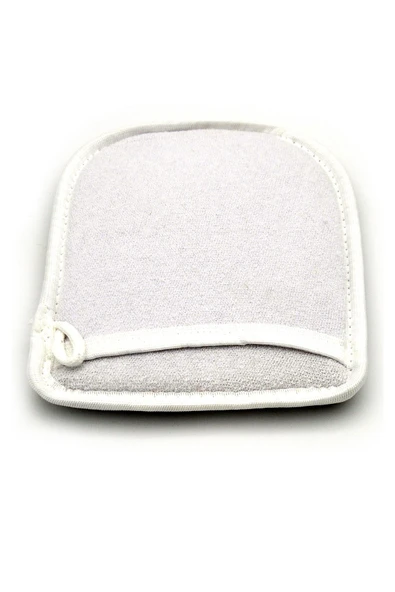 Doğal Jüt İp Eldiven Tipi Banyo Lifi Hamam Vücud Kesesi 16x20 cm. - Resim 4