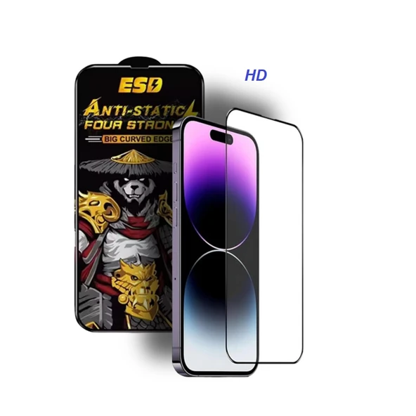 Samsung A73 Uyumlu Anti-Static 9H Full Glass Ekran Koruyucu SAFİR CAM HD ürün görseli 1