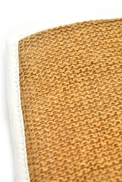 Doğal Jüt İp Banyo Sırt Lifi Hamam Sırt Kesesi 15x27 cm. - Resim 2