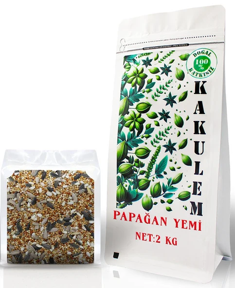 KAKULEM SERTİFİKALI Premium Sultan Cennet Papağan Yemi 2 KG ürün görseli