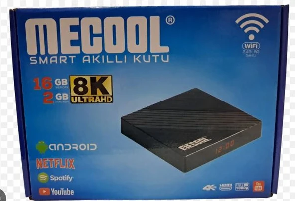 Mecool Smart Android Media Player Tv Box Akıllı Kutu (2gb Ram/16gb Depolama) ürün görseli