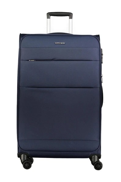Pierre Cardin Ultra Light Hafif Lüx Kumaş Büyük Boy Valiz Lacivert 04PC4200 ürün görseli 1