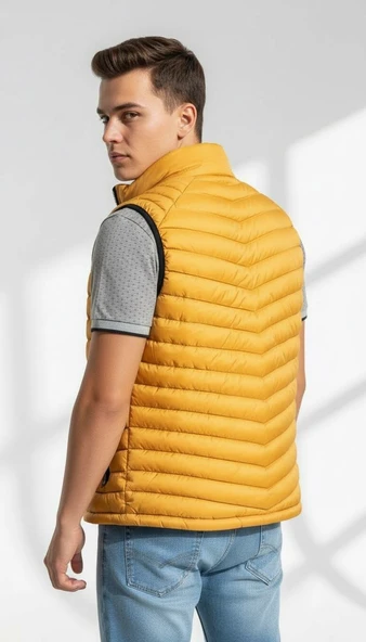 Plus Scorpion Erkek Şişme Mevsimlik Yelek – Hafif, Fermuarlı, Şık ve Rahat (S-XXL) - Resim 2