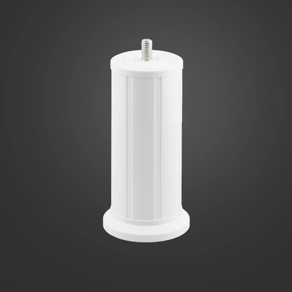 Keson 1 Adet 12 cm Beyaz Plastik Mobilya Baza Tv Ünitesi Yükseltme Ayağı Destek Ayağı - Resim 5