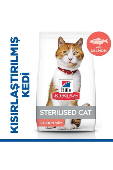 Hill's Somonlu 10 kg Kısırlaştırılmış Yetişkin Kedi Maması ürün görseli