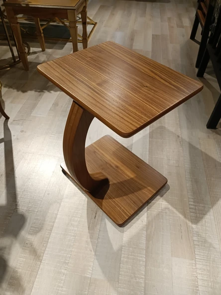 MERCANMOBİLYA Tekerlekli C Sehpa Yan sehpa Zigonsehpa Koltuksehpası - 4