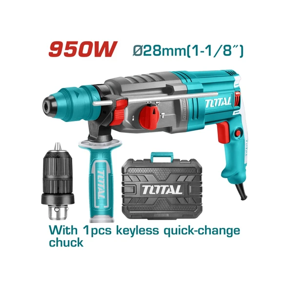 Total TH309288-2 Kırıcı Delici Matkap + İlave Mandren ürün görseli