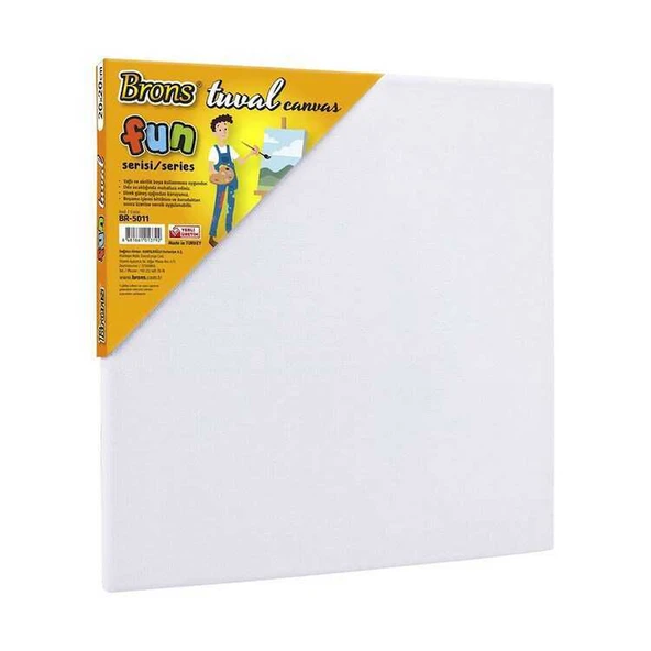 Brons Tuval 20x20 Fun Serisi ürün görseli