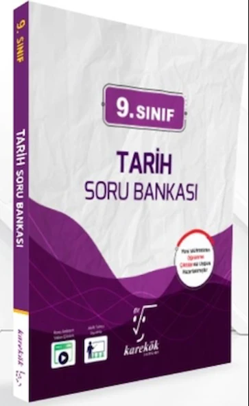 9. Sınıf Tarih Soru Bankası / Yasin Kalemci / Karekök Yayıncılık / 9786258419948 ürün görseli