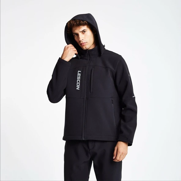 Lescon 25K-1065 FERMUARLI KAPÜŞONLU ERKEK ÜST - Resim 3