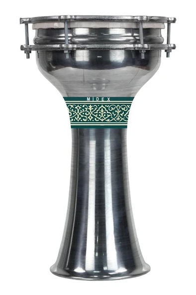 Midex DBK-05 Yetişkinler İçin 5 Numara Büyük Boy Alüminyum Darbuka (41 x 22 cm) ürün görseli