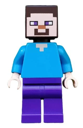 Lego Minifigür Minecraft Steve (Light Nougat)  min009 ürün görseli