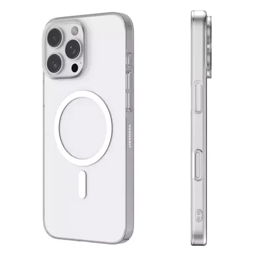 İphone 14 Pro MAX Uyumlu Şeffaf Silikon Kılıf Kablosuz Şarj Destekli ürün görseli 1