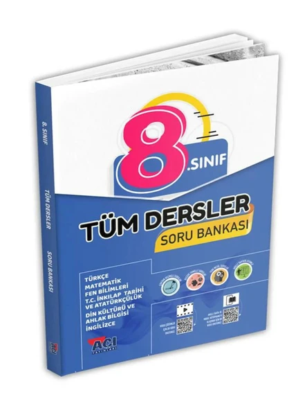 8.sınıf Tüm Dersler Soru Bankası Açı Yayınları [ ürün görseli
