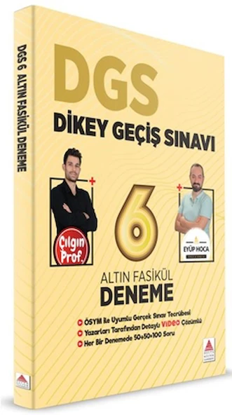 DGS 6 Altın Fasikül Deneme / Sefa Türker / Delta Kültür Yayınevi / 9786057698766 ürün görseli