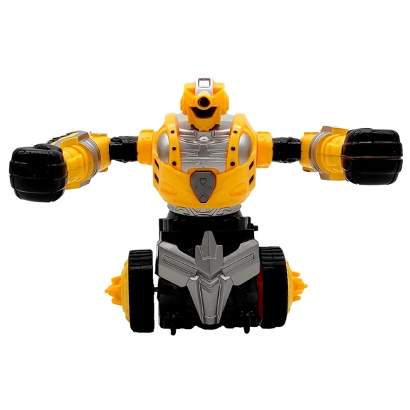 Birlik Oyuncak Savaşan Boksör Robotlar Sarı KLX700-15A - Resim 3