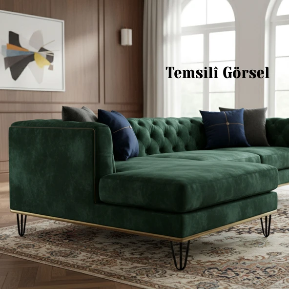 (4 Adet) Mobilya Ayağı Üçgen Modern Tasarım Koltuk Sehpa Masa TV Ünitesi Uyumlu 12 cm Siyah Metal - Resim 4