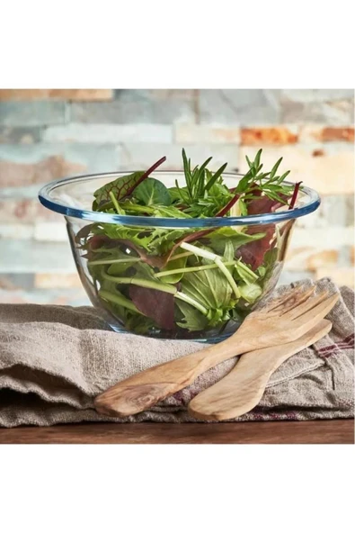 Paşabahçe borcam kase - borcam yuvarlak kase 3000 cc. - Resim 2