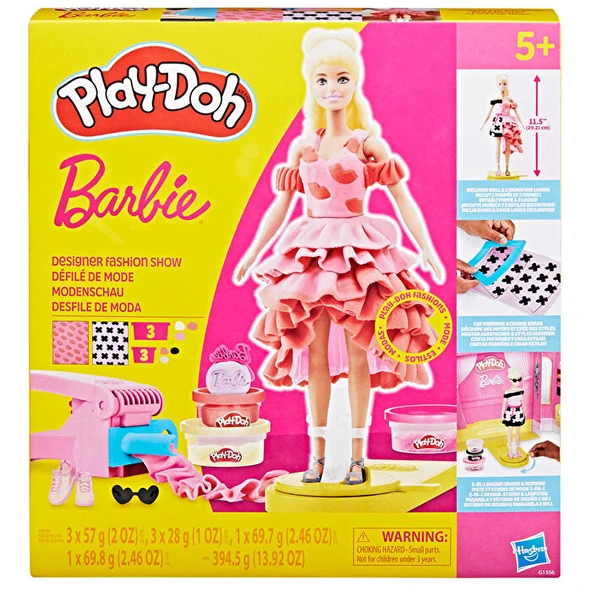 Play Doh Barbie Tasarımcı Moda Gösterisi G31564 - Resim 4