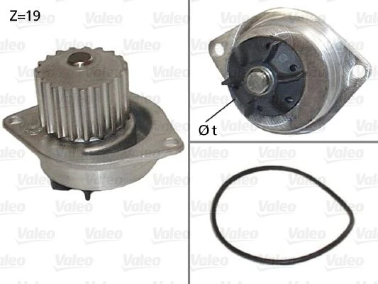 VALEO 506595 DEVİRDAİM 106-206-307-C2-C3-C4-SAXO-XSARA-BERLINGO-PARTNER 1.6 16V-DFM SUCCE 1.6 16V 09-13 TU5JP4 1201.E5-1201.A2-1609417280 ürün görseli 1