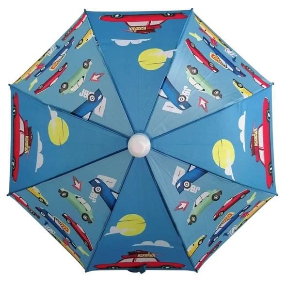 71cm Katlanır Kılıflı Düdüklü Çocuk Şemsiyesi Yağmur Kış Sonbahar RB0493 - 2