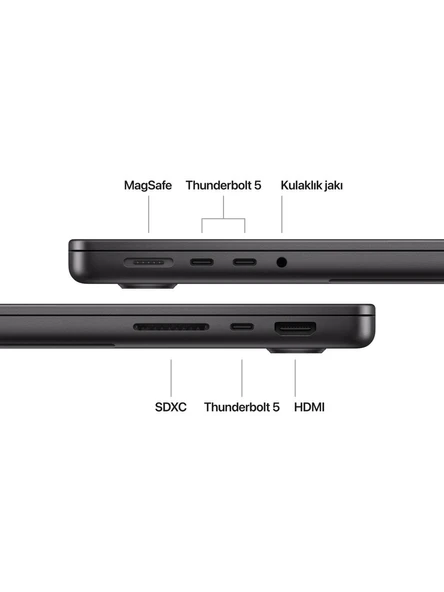 Apple MacBook Pro M4 Pro 24 GB 512 GB SSD 14.2" MX2H3TU/A Uzay Siyahı - 4