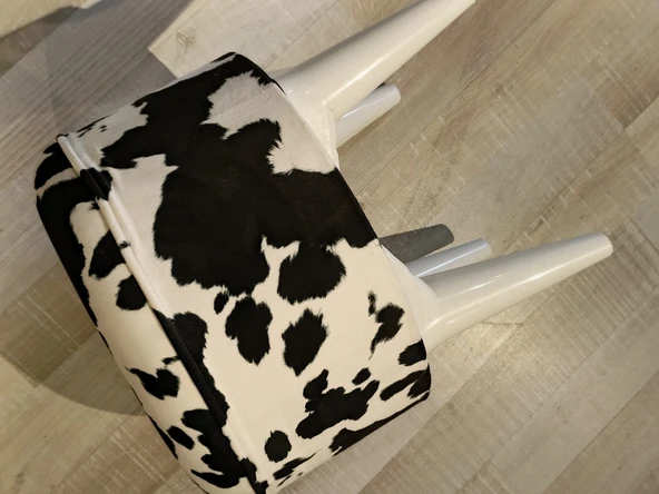 MERCAN MOBİLYA LEOPAR DESENLİ  BENCH PUF - 3