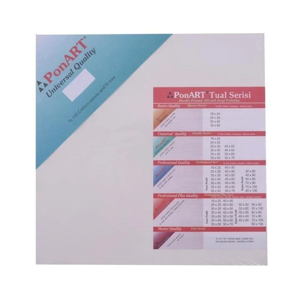 Ponart Universal Tuval 40x40 cm. ürün görseli