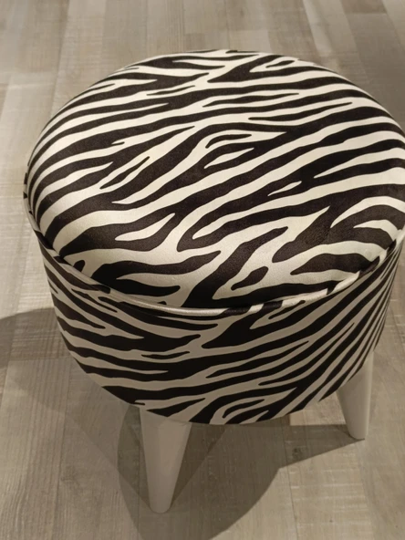 MERCAN MOBİLYA LEOPAR DESENLİ PUF BENCH - 2