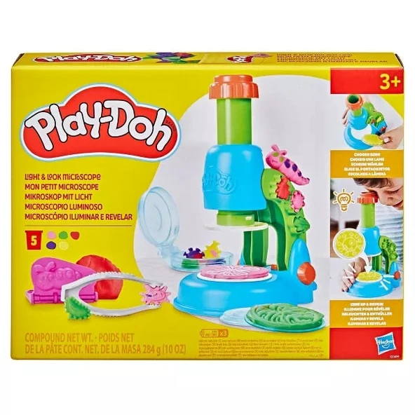 Play Doh Işıklı Mikroskop Oyun Seti - Resim 4