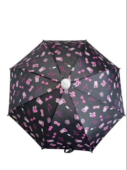 71cm Katlanır Kılıflı Düdüklü Çocuk Şemsiyesi Yağmur Kış Sonbahar RB0497