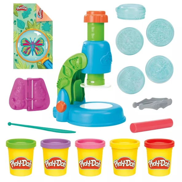 Play Doh Işıklı Mikroskop Oyun Seti - Resim 2