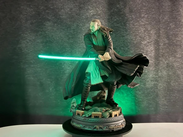 STAR WARS QUİ-GON JİNN (IŞIKLI LİGHT SABER) - Resim 3