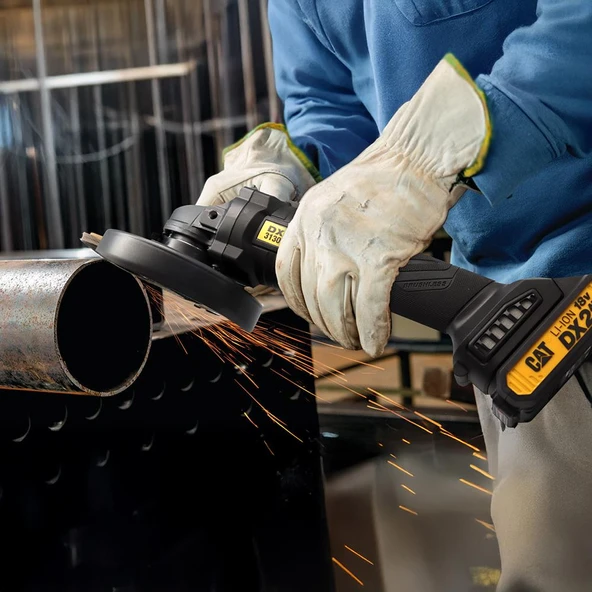 Cat DX3130B 18Volt 125mm Kömürsüz Profesyonel Avuç Taşlama (Akü Dahil Değildir) - Resim 3