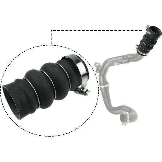 YTT 9503K TURBO HORTUMU KELEPÇELİ SİLİKON TRANSIT CONNECT 8T166N650AB-5050745-7T169F796AE ürün görseli