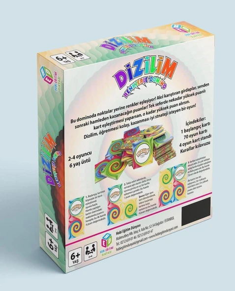 DİZİLİM RENKLERLE DOMİNO - Resim 2
