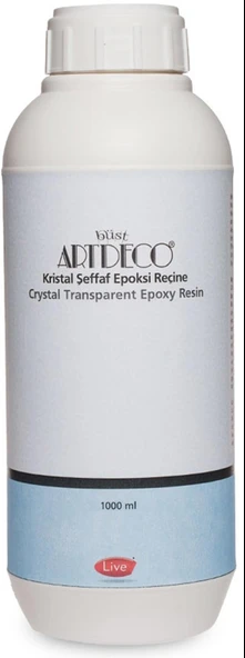 ARTDECO EPOKSİ REÇİNE KRİSTAL ŞEFFAF 1000 ML 054M-011 ürün görseli