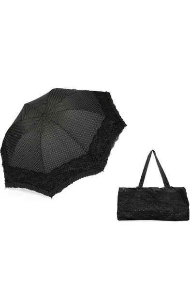 Marlux Dantelli Siyah Şemsiye ürün görseli 1