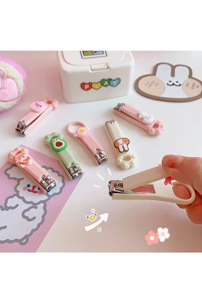 Mucit Home Figürlü Renkli Bebek Çocuk Tırnak Makası 1 Adet - Resim 2