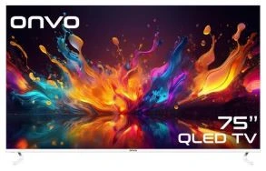 Onvo 75OVF9001UQ Ultra HD 75" 190 Ekran Uydu Alıcılı Google Smart QLED TV ürün görseli