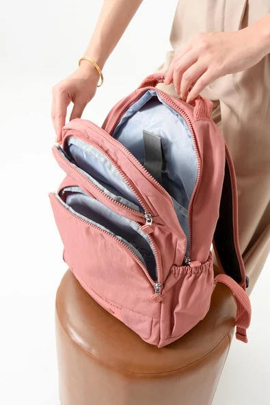 Bolsas Kadın Sırt Çanta Gül Kurusu 1093 - Resim 3