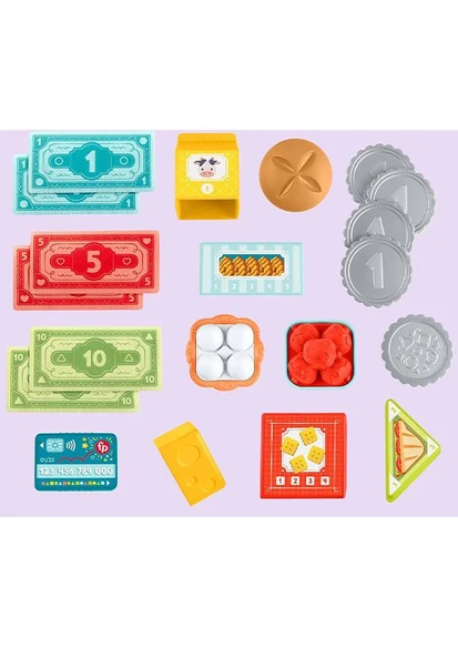 Fisher Price Sesli Eğlen ve Öğren Market Kasası JGW99 - Resim 4